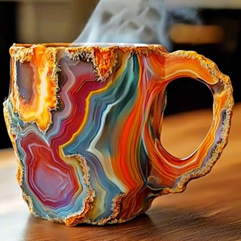 ✨️2025 Új ásványkristályos kávésbögrék☕