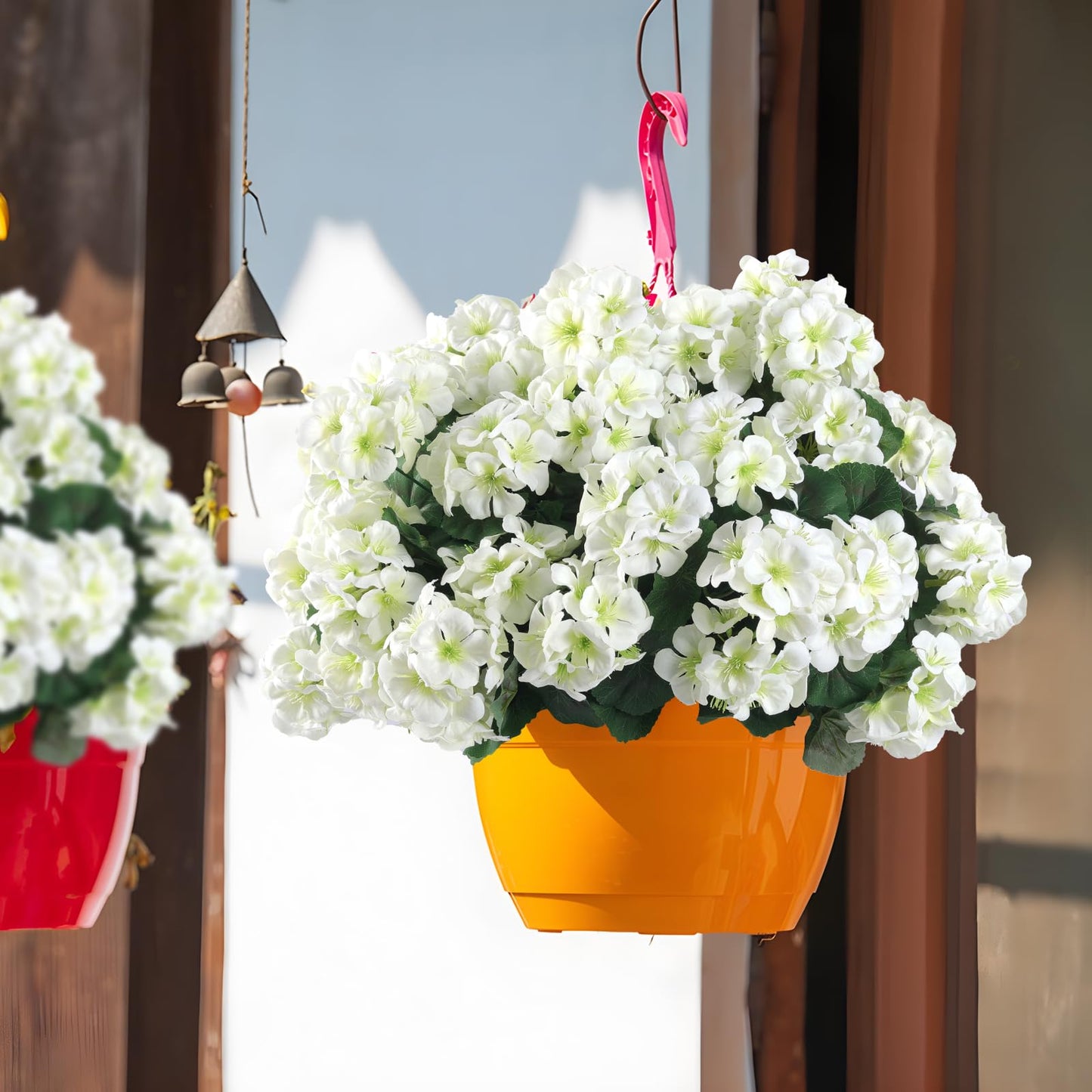 🔥3000 HUF Csak ma kapható -🌺 UV-álló, élethű műmuskátli virágok