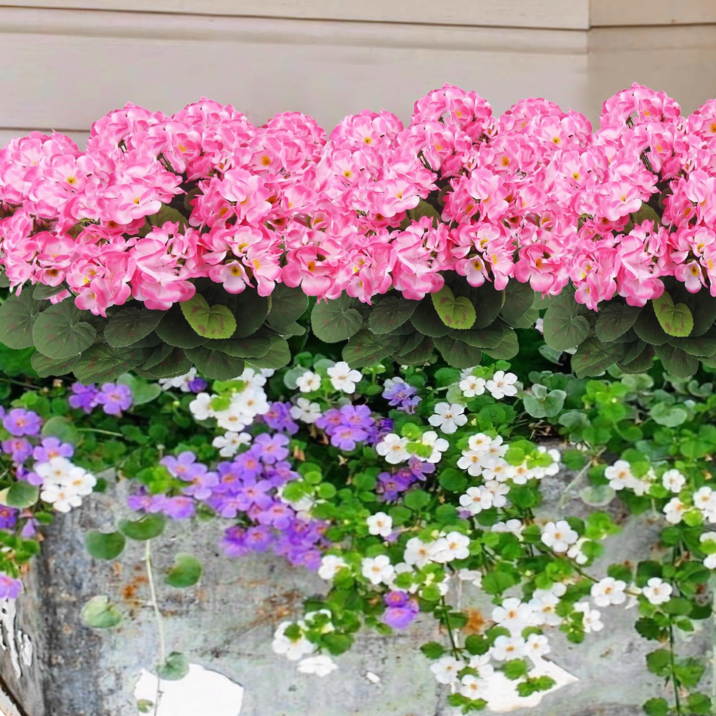 🔥3000 HUF Csak ma kapható -🌺 UV-álló, élethű műmuskátli virágok