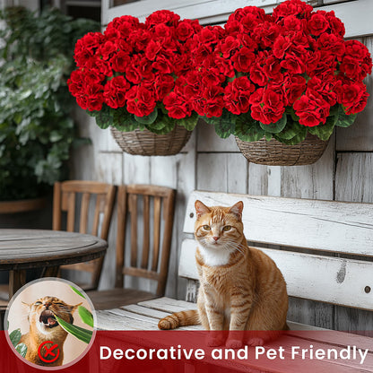 🔥3000 HUF Csak ma kapható -🌺 UV-álló, élethű műmuskátli virágok