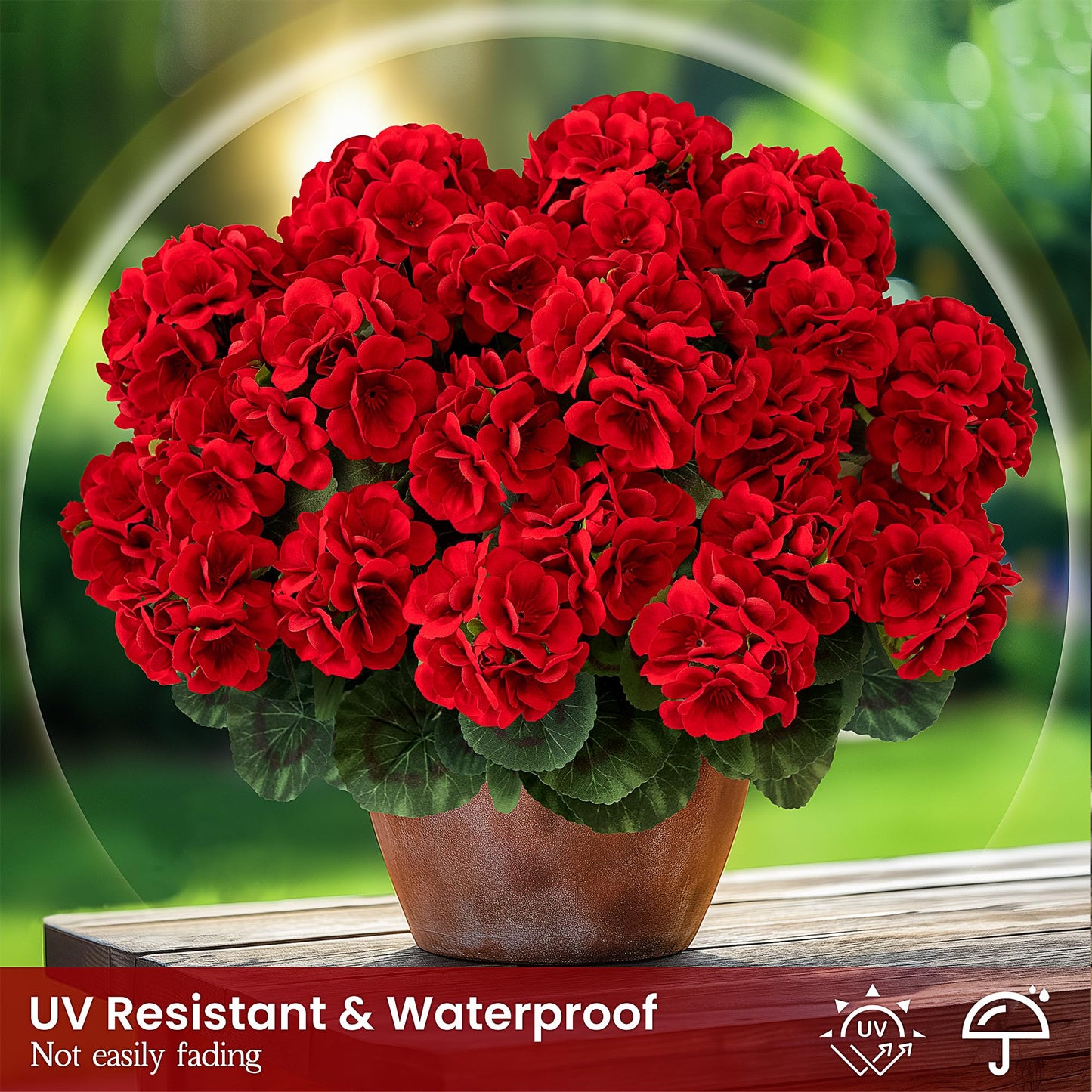 🔥3000 HUF Csak ma kapható -🌺 UV-álló, élethű műmuskátli virágok