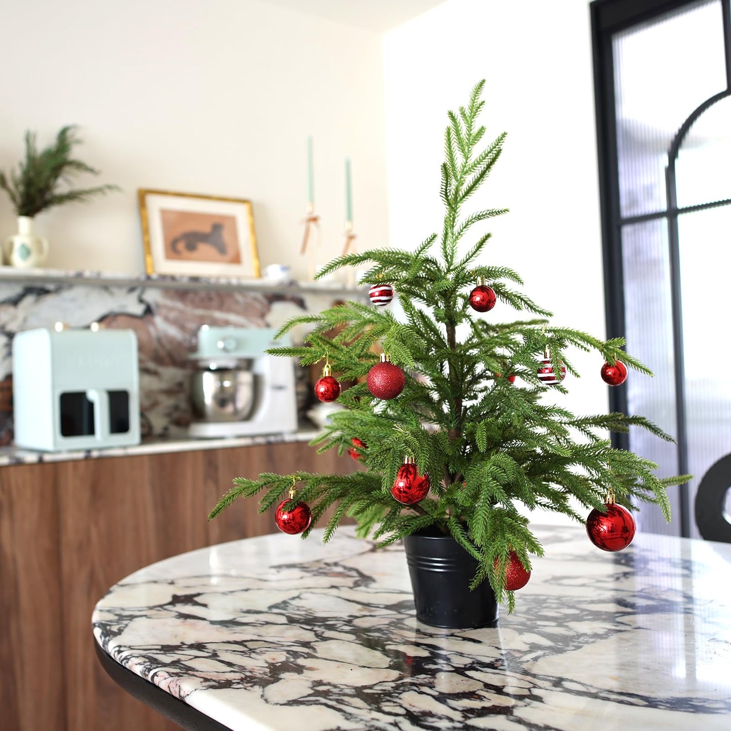 🎄Valódi Érintésű Norfolk Fenyőfa - 50 CM-ES KARÁCSONYFA