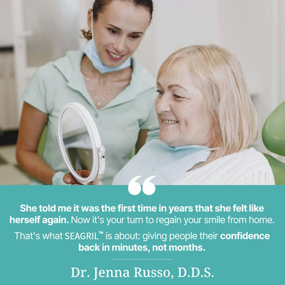 😁 Ma véget ér: 70% KEDVEZMÉNY! SEAGRIL™ Egyedi, Teljesen Funkcionális FogsorokMagabiztosabbá tesz – Az USA-ban készült és FDA által tanúsított